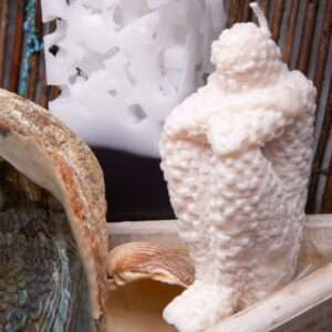 Bougie décorative penseur