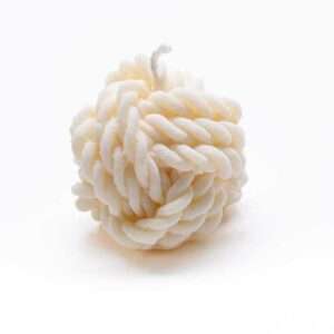 Bougie décorative nœud