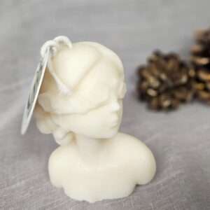 GD'Sens bougie décorative femme aux yeux bandés cire de colza 2