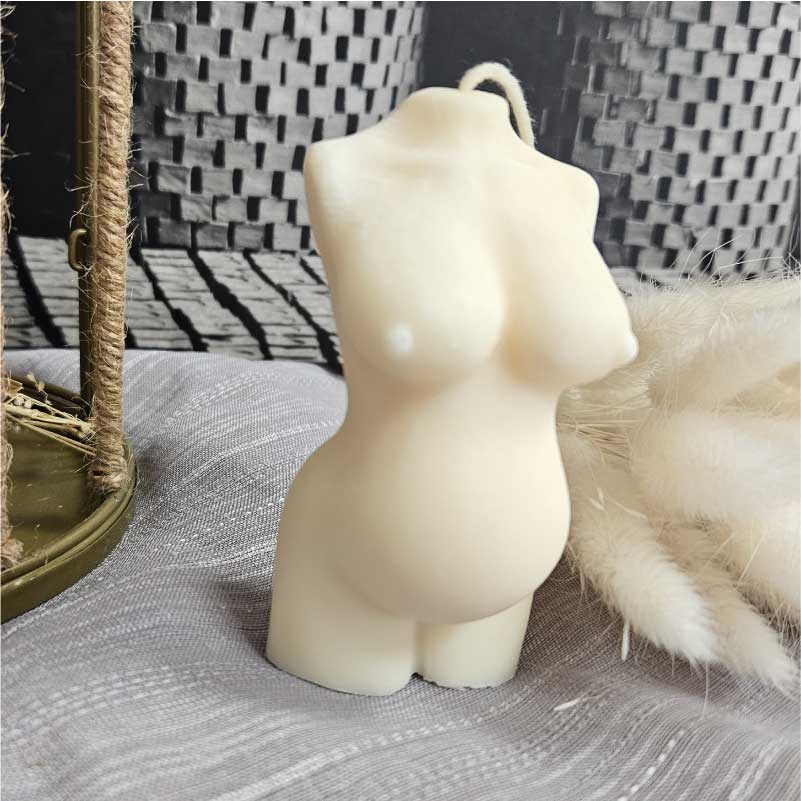 Bougie décorative femme enceinte