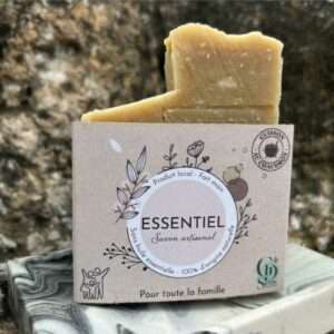 Savon artisanal l’Essentiel en forme de château
