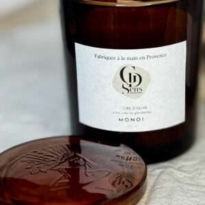 Bougies en pot 260gr pot ambré